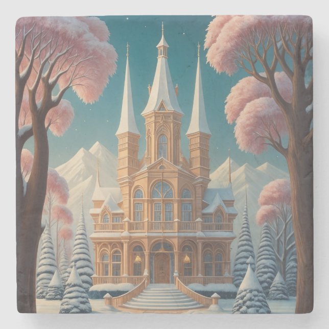 Posavasos De Piedra Castillo de Sueños de Whispering (Anverso)