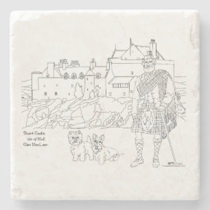 Posavasos De Piedra Castillo Duart Isla de Mull Escocia