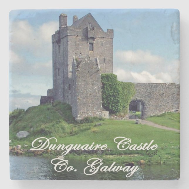 Posavasos De Piedra Castillo Dunguaire, Kinvarra, Galway. La montaña r (Anverso)