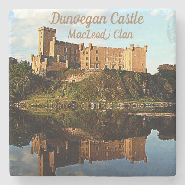 Posavasos De Piedra Castillo Dunvegan - MacLeod Clan (Anverso)