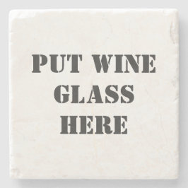 Posavasos De Piedra Cata de Vino Divertida