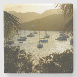 Posavasos De Piedra Catamaranes y veleros
