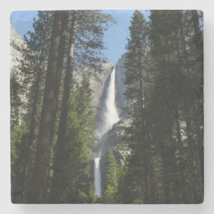 Posavasos De Piedra Cataratas Yosemite y paisajes de Woods fotográfico