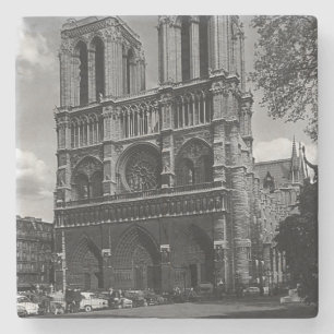 Posavasos De Piedra Catedral de Notre Dame París Francia Vintage