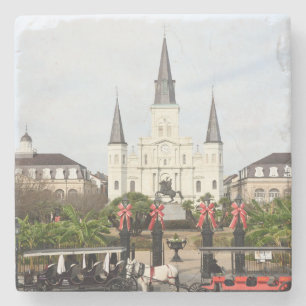 Posavasos De Piedra Catedral de San Luis, Ornamento de Nueva Orleans