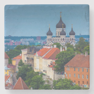 Posavasos De Piedra Catedral y paisaje urbano  Estonia