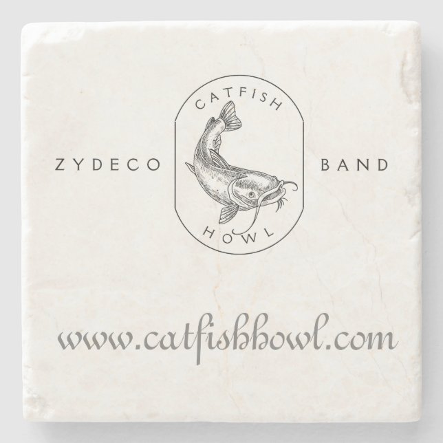 Posavasos De Piedra Catfish-Howl Coaster (Anverso)