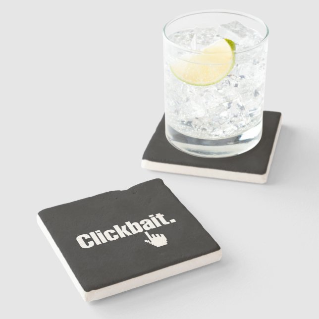 Posavasos De Piedra Caza clics. (Lateral)