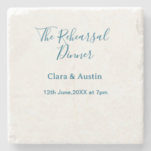 Posavasos De Piedra cena de ensayo la noche anterior simple mínimo m