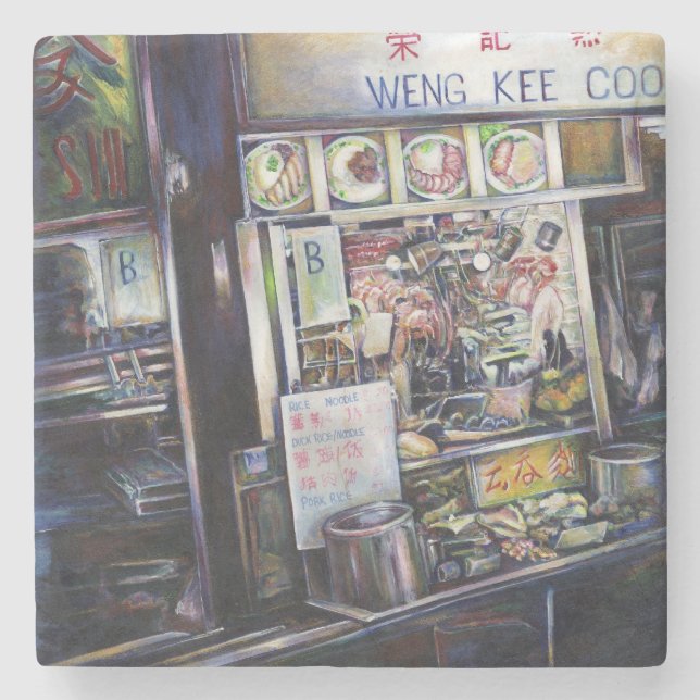 Posavasos De Piedra Cenosillicaphia, Singapur (Anverso)