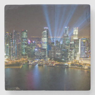 Posavasos De Piedra Centro de Luz de Singapur