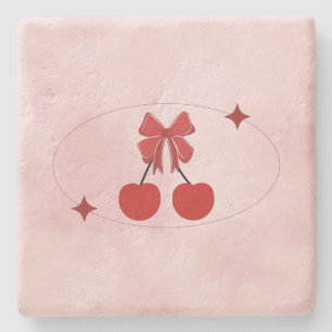 Posavasos De Piedra Cereza