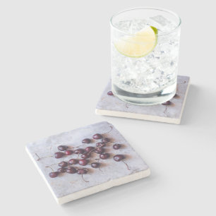 Posavasos De Piedra Cerezas