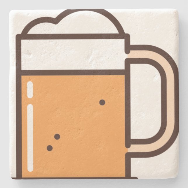 Posavasos De Piedra cerveza (Anverso)