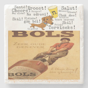 Posavasos De Piedra "Cerveza de los Países Bajos"