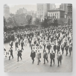 Posavasos De Piedra Cerveza de prohibición de cosecha, queremos la pro