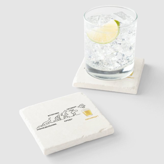 Posavasos De Piedra Cerveza-volución (Lateral)