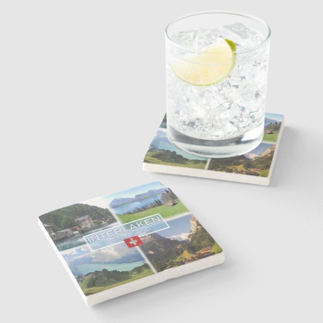 Posavasos De Piedra CH Suiza - Interlaken - Lake Thun - Thunerse (Lateral)