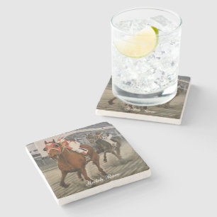 Posavasos De Piedra Champion Thoroughbred gana carrera de caballos