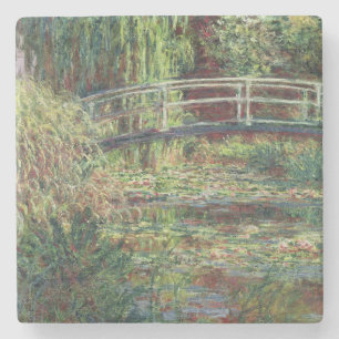 Posavasos De Piedra Charca de Claude Monet el Waterlily: Harmony