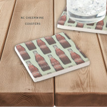 Posavasos de piedra Cheerwine de Carolina del Nort