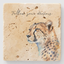 Posavasos De Piedra Cheetah