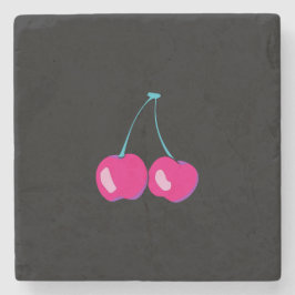 Posavasos De Piedra Cherry Coaster