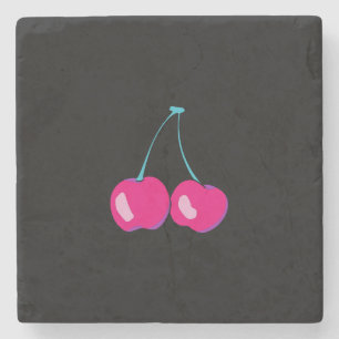 Posavasos De Piedra Cherry Coaster