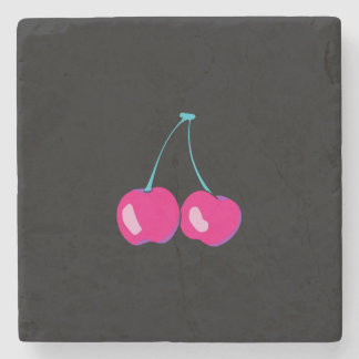 Posavasos De Piedra Cherry Coaster