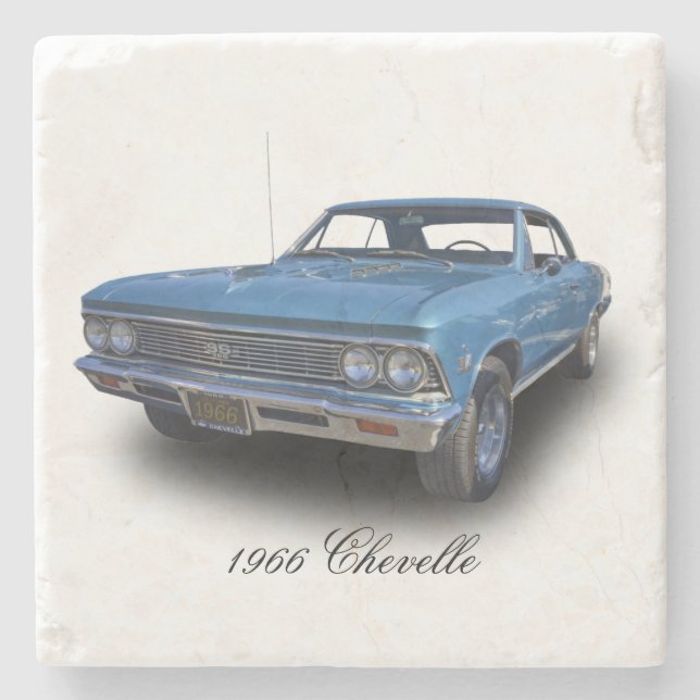 POSAVASOS DE PIEDRA CHEVROLET 1966 CHEVELLE SS (Anverso)