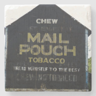 Posavasos De Piedra Chew Mail Pouch Granero Antiguo Americana