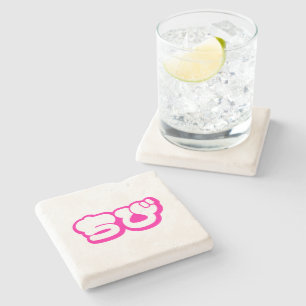 Posavasos De Piedra Chibi ちび japonés Nihongo escritura Hiragana