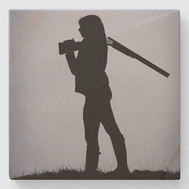 Posavasos De Piedra Chica de la caza (Anverso)