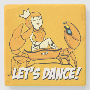 Posavasos De Piedra Chica del reggae del cangrejo de reina