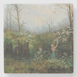Posavasos De Piedra Chica en el Jardín - Olga Wisinger-Florian