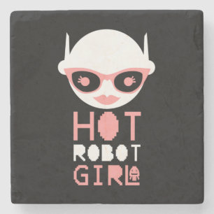 Posavasos De Piedra Chica robot caliente