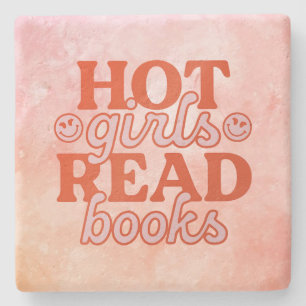 Posavasos De Piedra Chicas Calientes Leen Libros