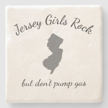 Chicas de Jersey Stone Coaster