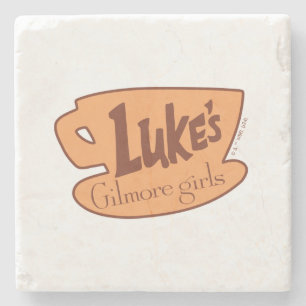Posavasos De Piedra Chicas Gilmore   Logo de Luke's Diner