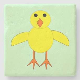 Posavasos De Piedra Chick de Pascua