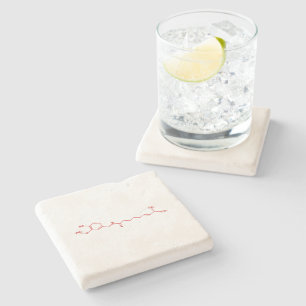 Posavasos De Piedra Chili Capsaicin Fórmula Química Molecular