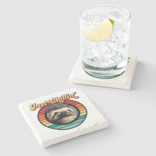Posavasos De Piedra Chillin’ Sloth
