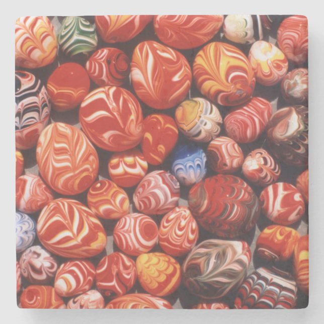 Posavasos De Piedra China, tumbas muertas, recuerdos de vidrio pintado (Anverso)