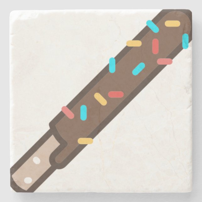 Posavasos De Piedra chocolate (Anverso)