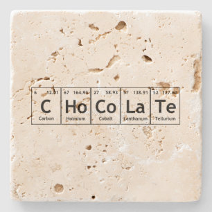 Posavasos De Piedra CHoCoLaThe Science Tabla Periódica Palabras Eleme