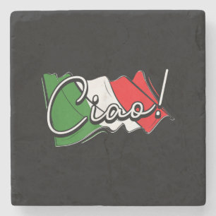 Posavasos De Piedra Ciao! - Scooter italiano y europeo de Venecia y La