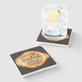 Posavasos De Piedra Ciclo solar 25 Sol activo