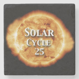 Posavasos De Piedra Ciclo solar 25 Sol activo
