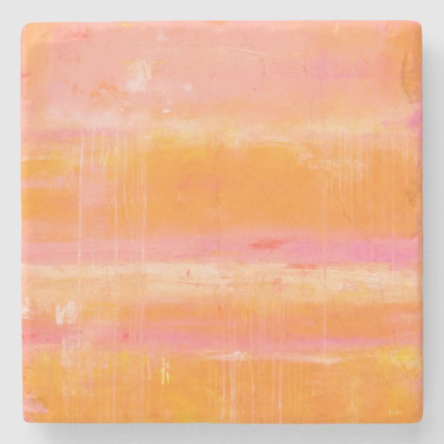 Posavasos De Piedra Cielo caribeño (Anverso)