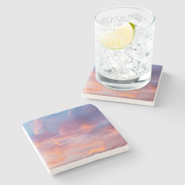 Posavasos De Piedra cielo coqueto (Lateral)